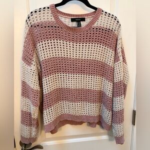 Forever 21 oversize pink sweater